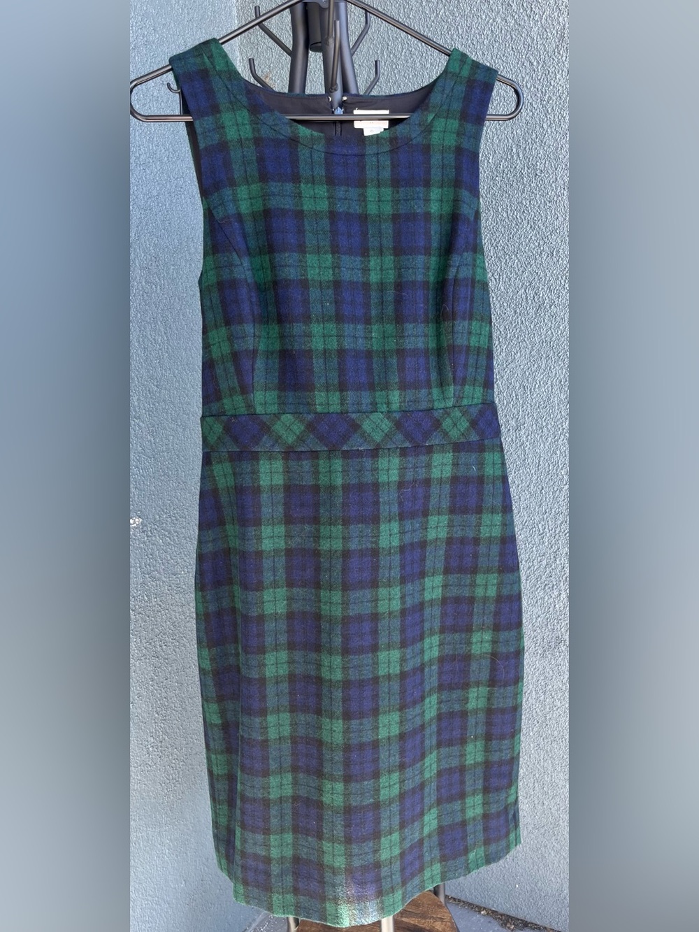 NWT Wool, Plaid JCrew Dress Sz 6
